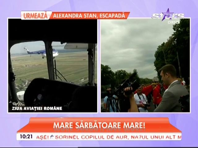Spectacol pe cer, de ziua Aviației Rom&acirc;ne