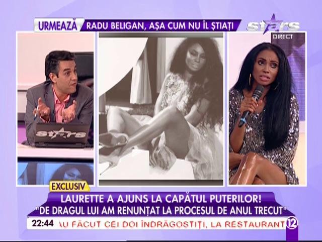 VIDEO & FOTO / Laurette a ajuns la capătul capătul puterilor: "De dragul lui, am renunţat la procesul de anul trecut" Vedeta şi fostul iubit hotărăsc &icirc;n instanţă viitorul fetiţei lor