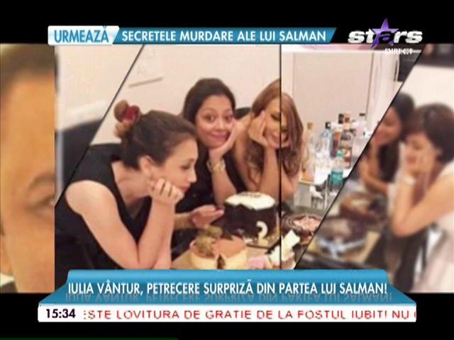 Iulia V&acirc;ntur, petrecere surpriză din partea lui Salman! Cum şi-a serbat ziua de naştere?