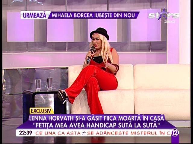 Lenna Horvath şi-a găsit fiica moartă &icirc;n casă! "&Icirc;i simt prezenţa &icirc;n jurul meu"