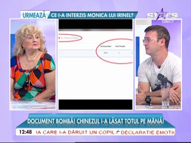 Monica Gabor a pus m&acirc;na pe averea lui Mr. Pink! Documentul BOMBĂ! Chinezul i-a lăsat totul