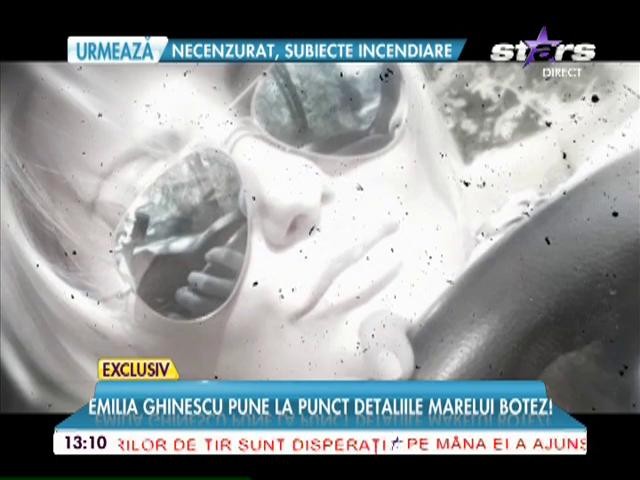 Emilia Ghinescu, &icirc;n febra pregătirilor pentru botezul fiicei sale