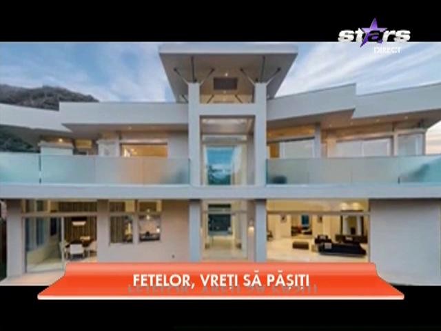 Imagini din casa celui mai dorit burlac