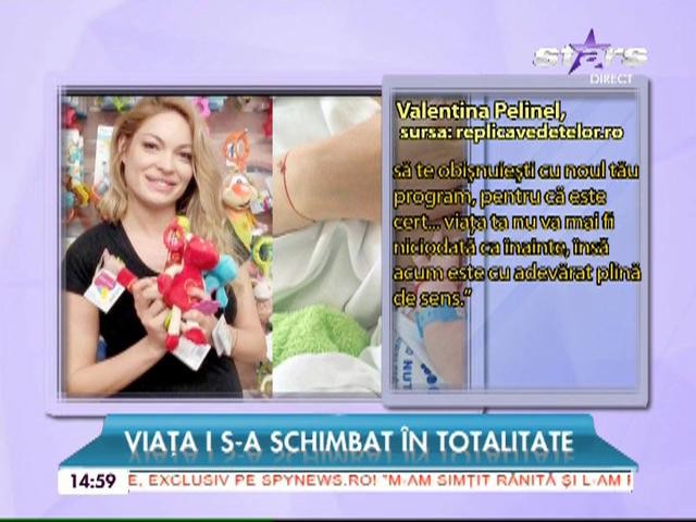 Valentina Pelinel nu spune nu unui al doilea copil