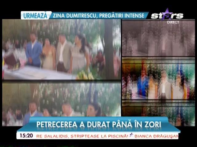 Claudia Pătrăşcanu şi Gabi Bădălău, naşi! Petrecerea a durat p&acirc;nă &icirc;n zori