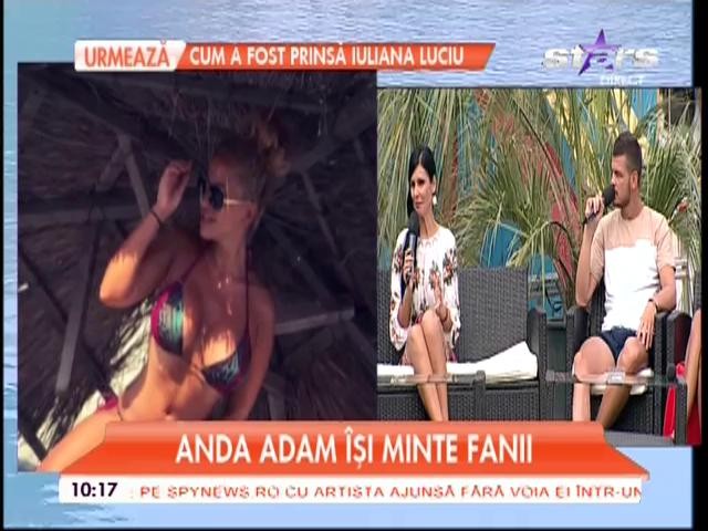 Anda Adam &icirc;și minte fanii cu fotografiile pe care le postează. &Icirc;n poze e beton, &icirc;n filmulețe dragon