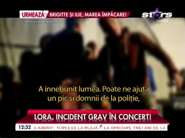 Lora, incident grav la concert! Artista, la un pas să fie linşată pe scenă