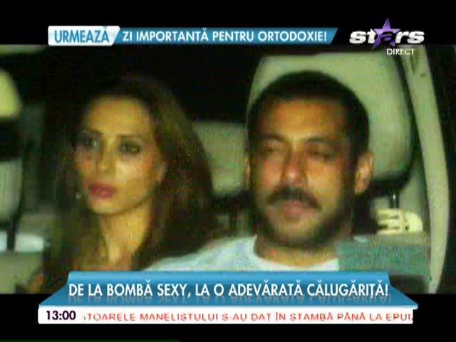 De la bombă sexy, la o adevărată călugăriţă. Iulia V&acirc;ntur, de nerecunoscut de c&acirc;nd se iubeşte cu  Salman Khan