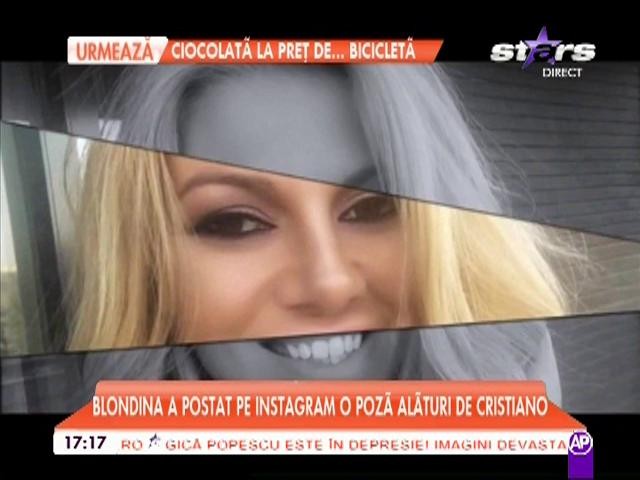 O vacanță la Ibiza i-a adus față &icirc;n față. Cristiano Ronaldo, fermecat de o blondă din Rom&acirc;nia