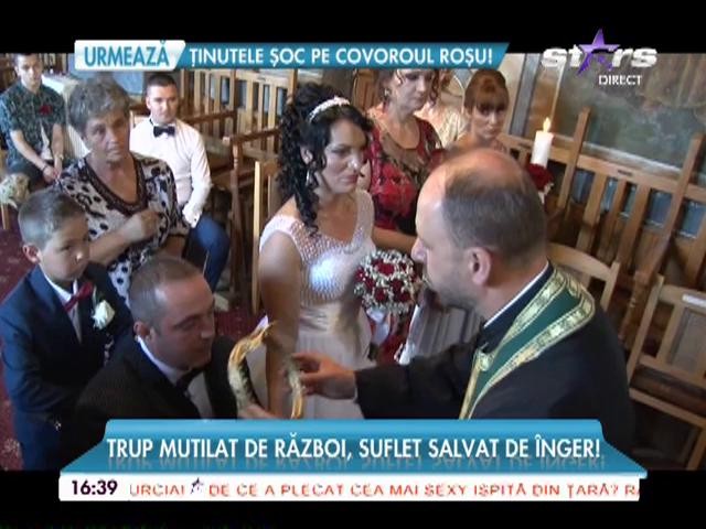 Militarul mutilat &icirc;n Afganistan și-a unit destinul cu femeia iubită