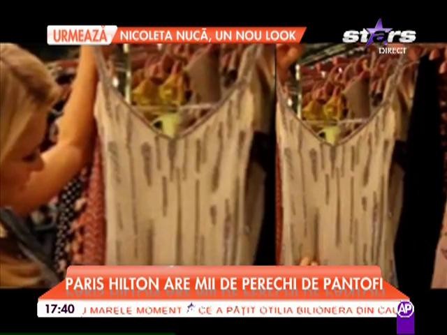 Paris Hilton zici că și-a deschis mall. Dressing-ul ei, mai mare dec&acirc;t o casă