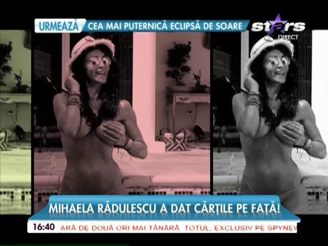 Mihaela Rădulescu a dat cărțile pe față