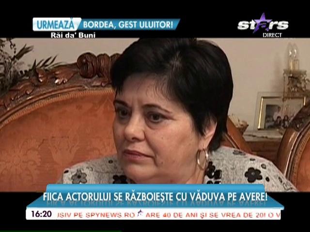 Nae Lăzărescu se răsucește &icirc;n morm&acirc;nt! Fiica actorului se războiește cu văduva artistului