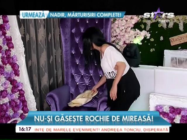 Panică! Bridezilla Tonciu este distrusă! Nu &icirc;și găsește rochie de mireasă