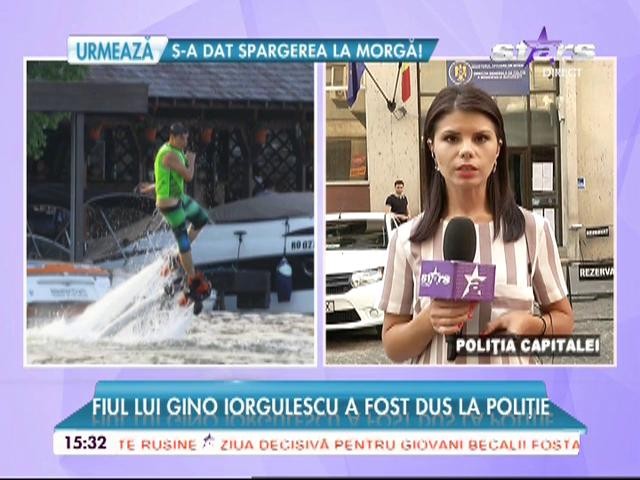 Fiul lui Gino Iorgulescu a fost dus la poliție!