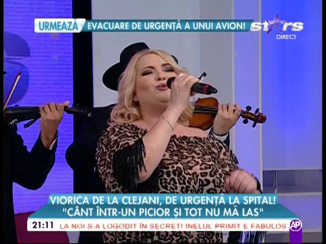Viorica de la Clejani a ajuns de urgenţă la spital! Medicii i-au spus că stea numai &icirc;n pat, dar ea i-a ignorat