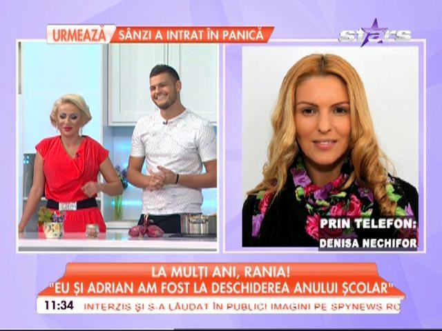 Denisa Nechifor, despre ziua de naștere a fiicei sale