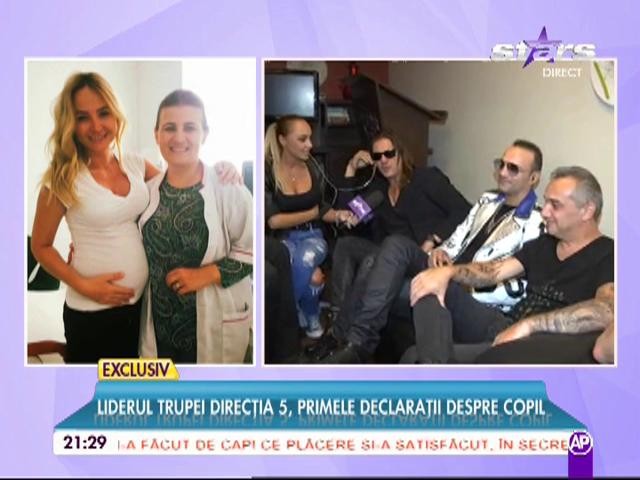 Liderul trupei "Direcţia 5", declaraţii despre copilul cu Octavia Geamănu! Au ales numele! "Se va naşte &icirc;n două luni şi..."