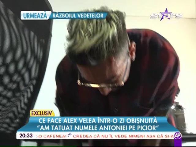 Alex Velea a arătat &icirc;n sf&acirc;rşit tatuajul cu chipul Antoniei! "&Icirc;i mulţumesc pentru că mi-a dat un restart &icirc;n viaţă"