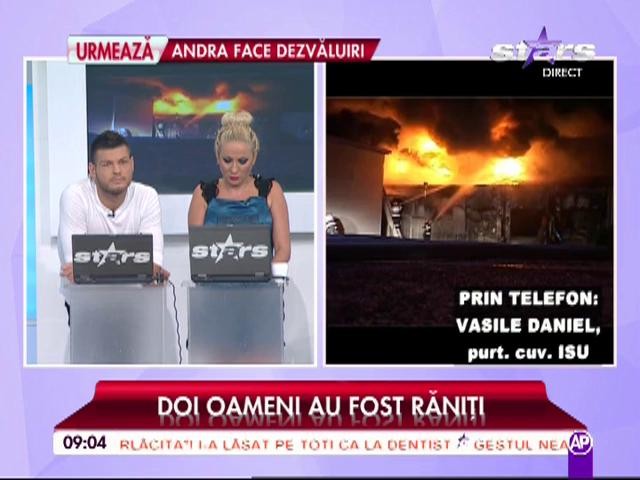 Incendiu puternic &icirc;n t&acirc;rgul de mașini din Vitan!