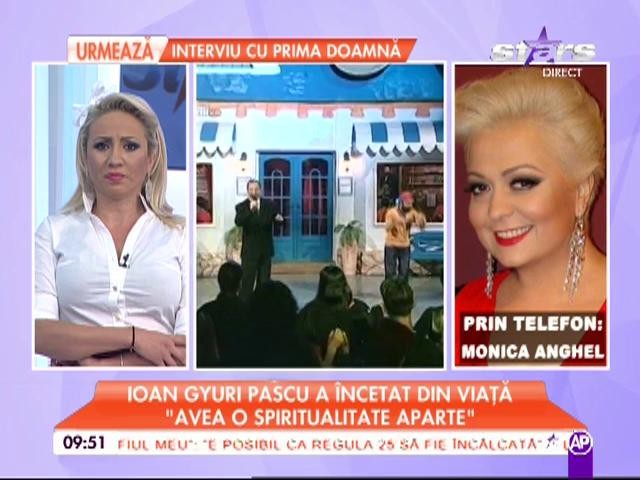 Interviu emoţionant! Ce spunea Ioan Gyuri Pascu despre moarte!