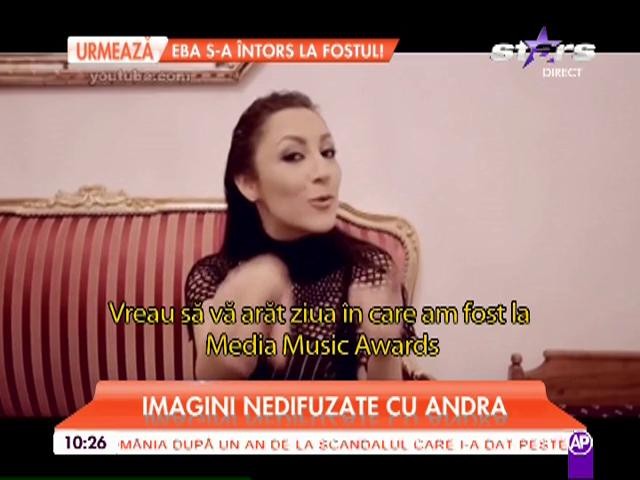 Imagini nedifuzate cu Andra! Ce face artista &icirc;n culisele concertelor