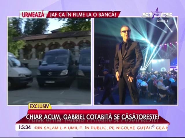 Superexclusivitate! Gabriel Cotabiţă a spus "DA" pentru a doua oară