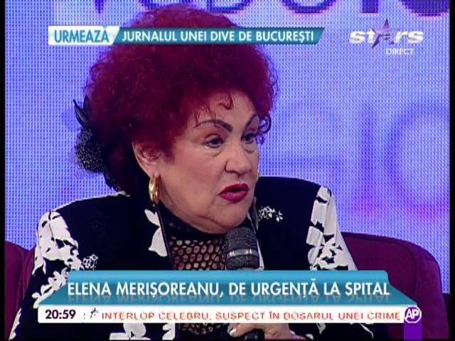 Elena Merişoreanu, NEMACHIATĂ la prima apariţie publică după ce s-a operat. Nu respectă indicaţiile medicilor: "Am pl&acirc;ns enorm pentru că a murit un coleg de-al nostru..."