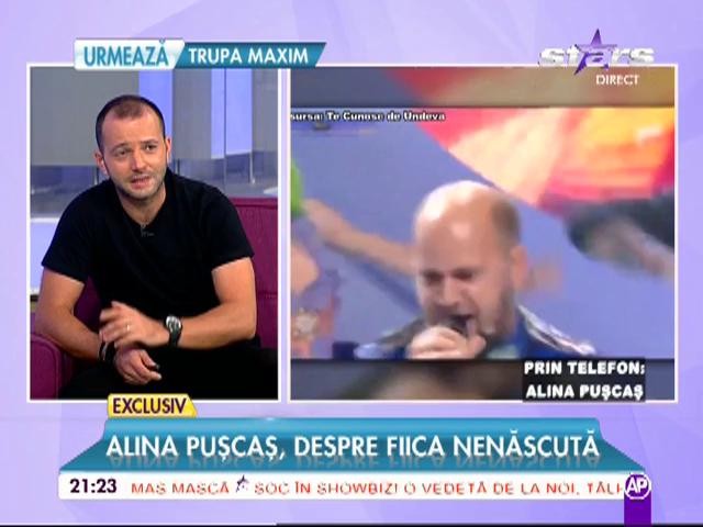 Alina Puşcaş, declaraţii despre fetiţa pe care o poartă &icirc;n p&acirc;ntece! "E o fiţoasă, dă mereu cu picioarele"