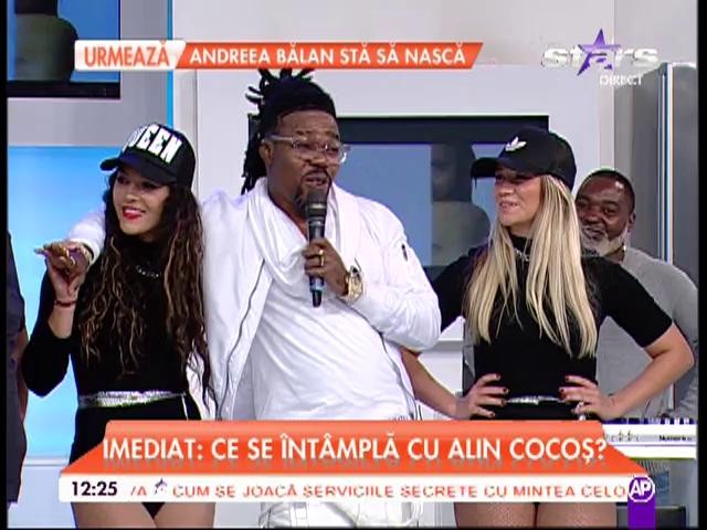 UPS! Moment jenant pentru una dintre dansatoarele c&acirc;ntăreţului Admiral C4C! I s-a &icirc;nt&acirc;mplat &icirc;n direct, la TV