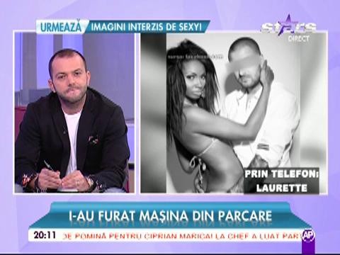Laurette şi-a denunţat fostul iubit &icirc;n direct la TV: "Aduce maşini furate din Germania!" Poliţia ar putea să se autosesizeze