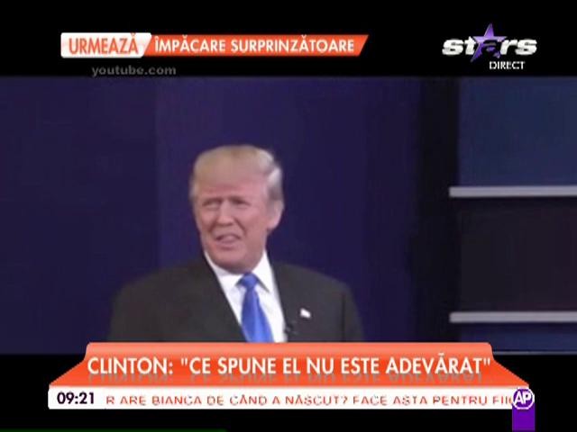 A doua dezbatere &icirc;n direct &icirc;ntre Hillary Clinton și Donald Trump