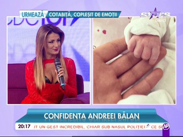 VIDEO / Ce scrie &icirc;n certificatul fiicei Andreei Bălan. Cea mică nu va purta numele ştiut de toată lumea