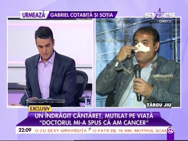 Aristică Lălău, artistul mutilat pe viaţă, şi-a povestit drama pe care o trăieşte: "Doctorul mi-a spus că am cancer"