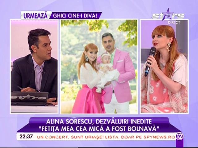 Alina Sorescu, dezvăluiri inedite: "Fetiţa mea cea mică a fost bolnavă"