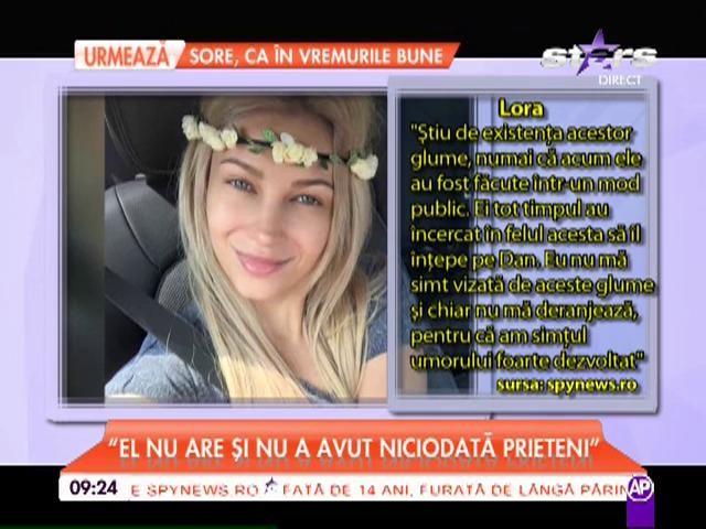 Lora l-a luat la mișto pe fostul soț