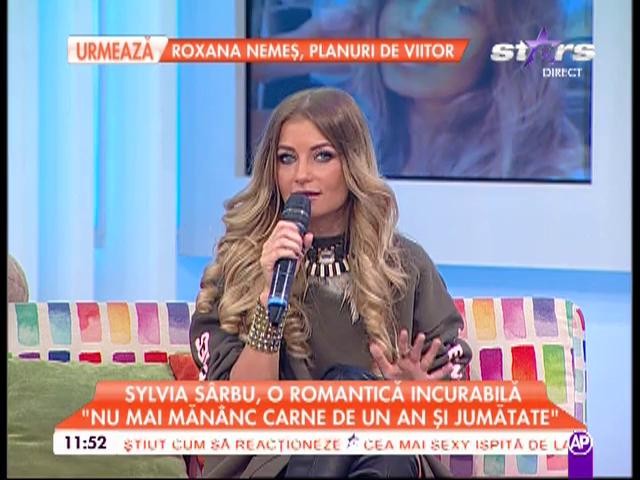 Sylvia, schimbare radicală: &rdquo;Nu mai măn&acirc;nc carne de un an și jumătate&rdquo;