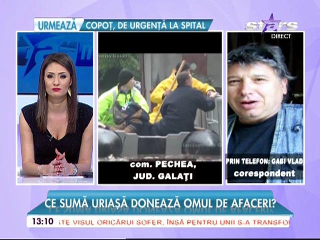 Gigi Becali sare &icirc;n ajutorul sinistraţilor de la Pechea!