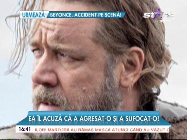 Actorul Russell Crowe ar fi agresat o c&acirc;ntăreaţă!