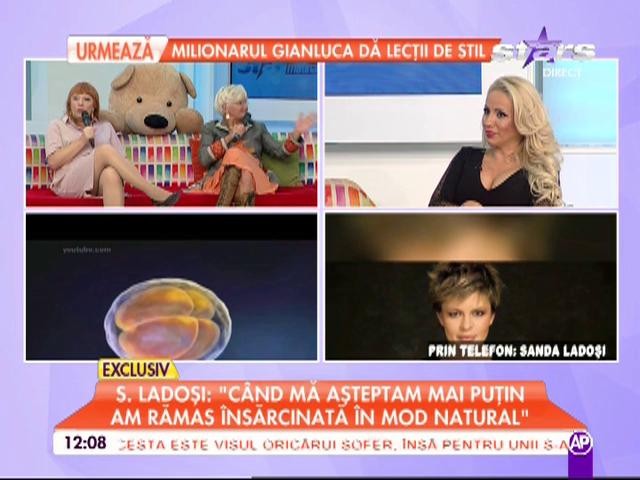 Declaraţii cutremurătoare! Sanda Ladoşi s-a chinuit enorm să devină mamă: "Am &icirc;ncercat de cinci ori inseminare artificială şi două intervenţii in vitro"