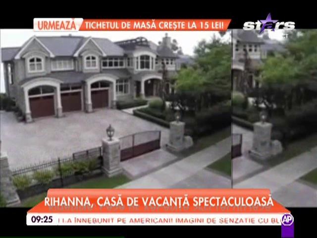 Imagini uimitoare! Rihanna, casă de vacanţă impresionantă!