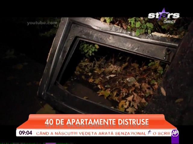 O explozie puternică s-a produs &icirc;ntr-un bloc din Bistriţa