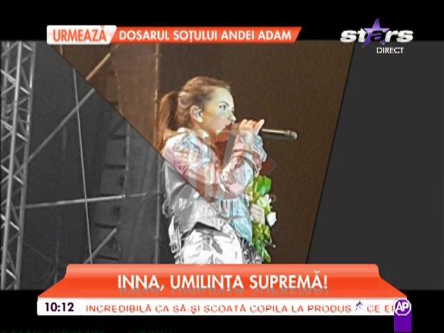 Inna, umilită de un poliţist din Iaşi! S-a &icirc;nt&acirc;mplat chiar &icirc;nainte de a urca pe scenă!