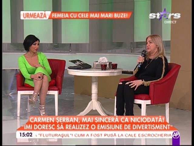 Carmen Şerban: "Am rămas prietenă cu fostul meu iubit"