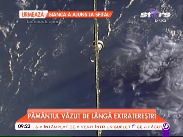 Păm&acirc;ntul a putut fi văzut &icirc;n direct, prin intermediul Stației Spațiale Internaționale
