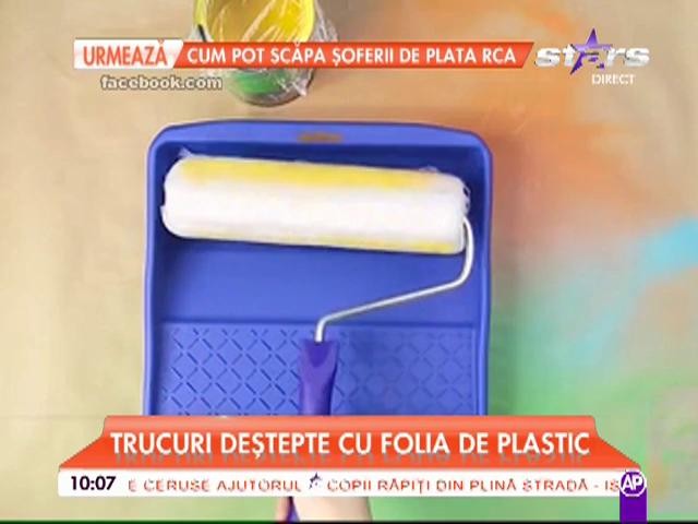 Trucuri deştepte cu folia de plastic