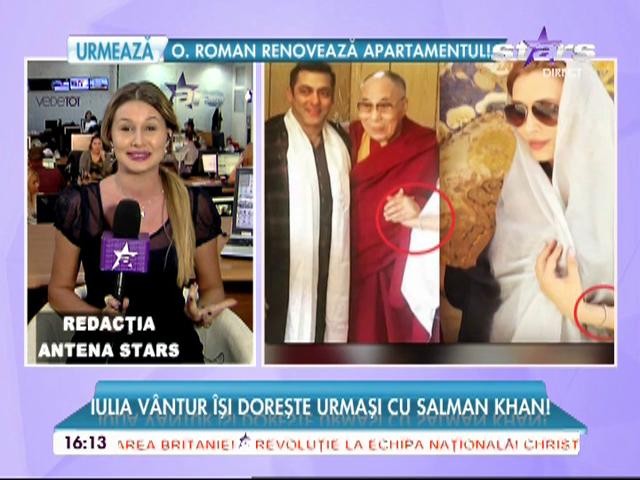 Iulia V&acirc;ntur &icirc;şi doreşte urmaşi cu Salman Khan!
