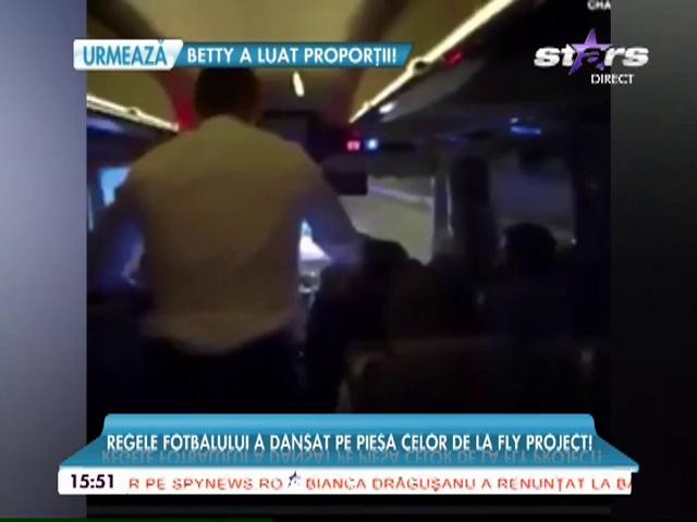 Cristiano Ronaldo se distrează pe melodia celor de la Fly Project