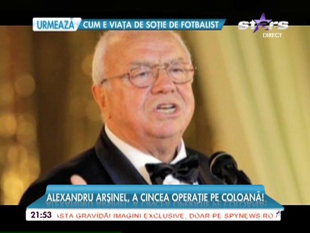Alexandru Arşinel risca să ajungă &icirc;n scaunul cu rotile!