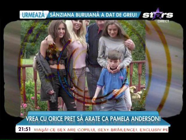 A cheltuit sute de mii de euro ca să arate ca Pamela Anderson!